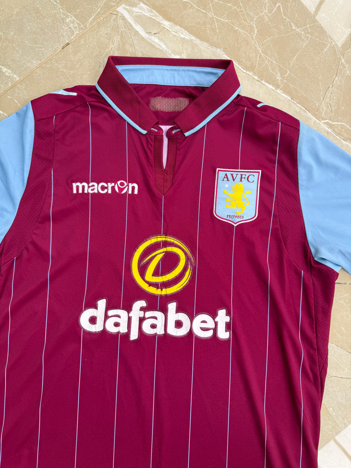 Aston Villa 2014/15 Macron Home Shirt - L