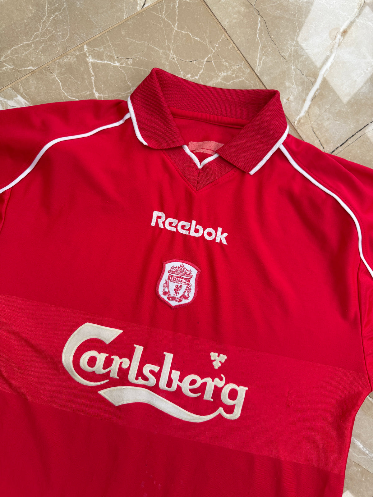 Liverpool 2000/02 Reebok Home Shirt - S