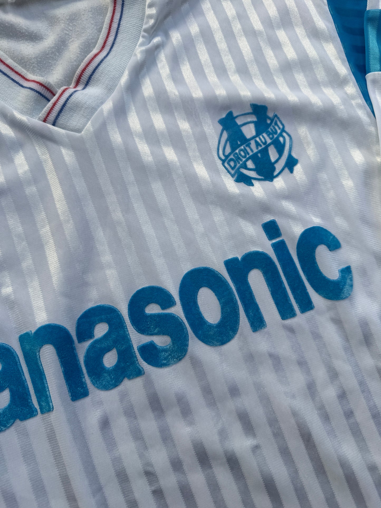 Olympique Marseille 1990/91 Adidas Home Shirt (L)
