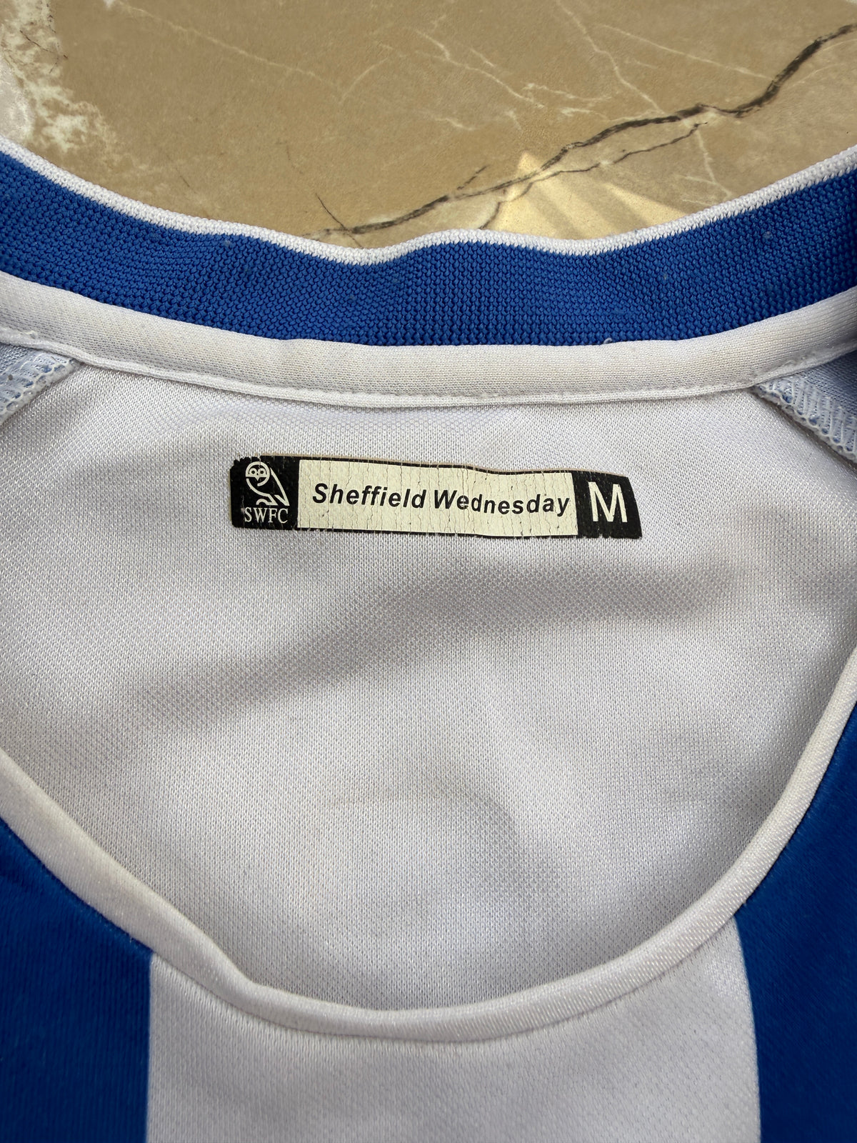 Sheffield Wednesday 2007/09 Lotto Home Shirt - M (Jeffers #9)