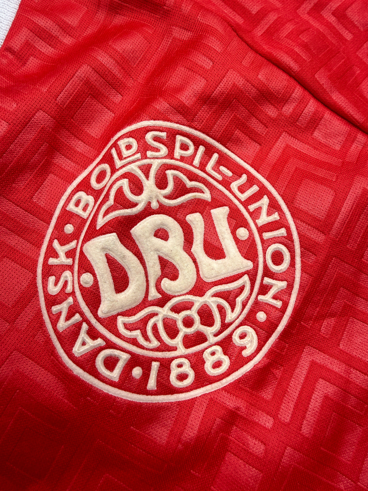 Denmark 1990/92 Hummel Home Shirt - L