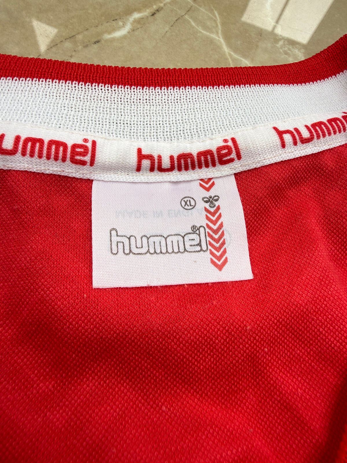 Denmark 1990/92 Hummel Home Shirt - L