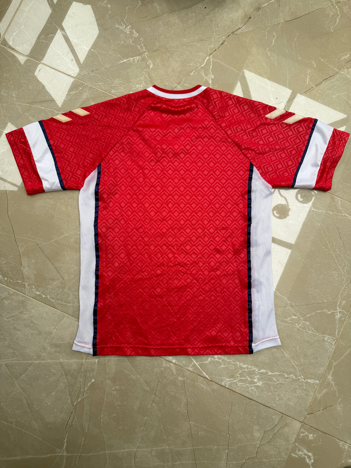 Denmark 1990/92 Hummel Home Shirt - L