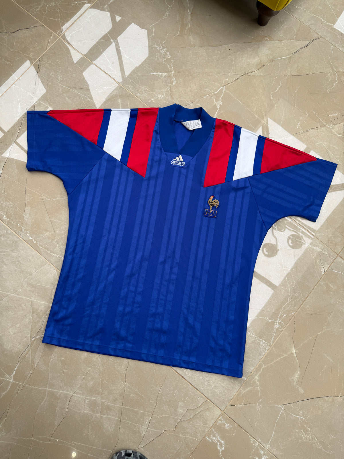 France 1992/94 Adidas Home Shirt - XL