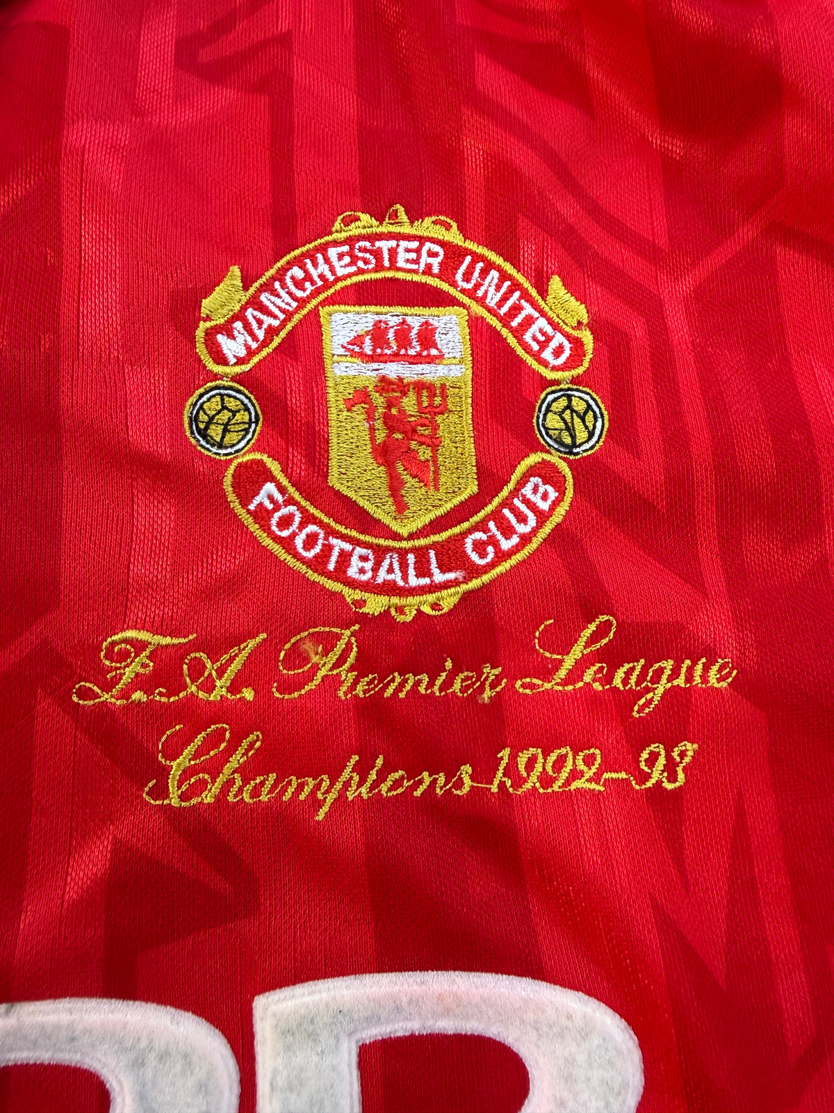 Manchester United 1992/94 Umbro Home Shirt - XXL