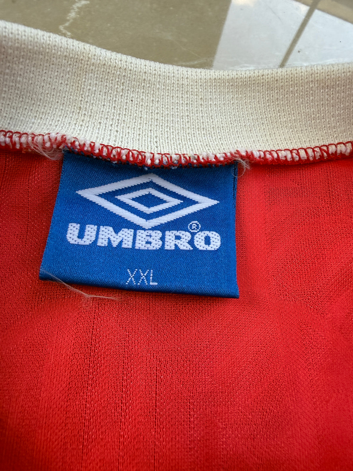 Manchester United 1992/94 Umbro Home Shirt - XXL