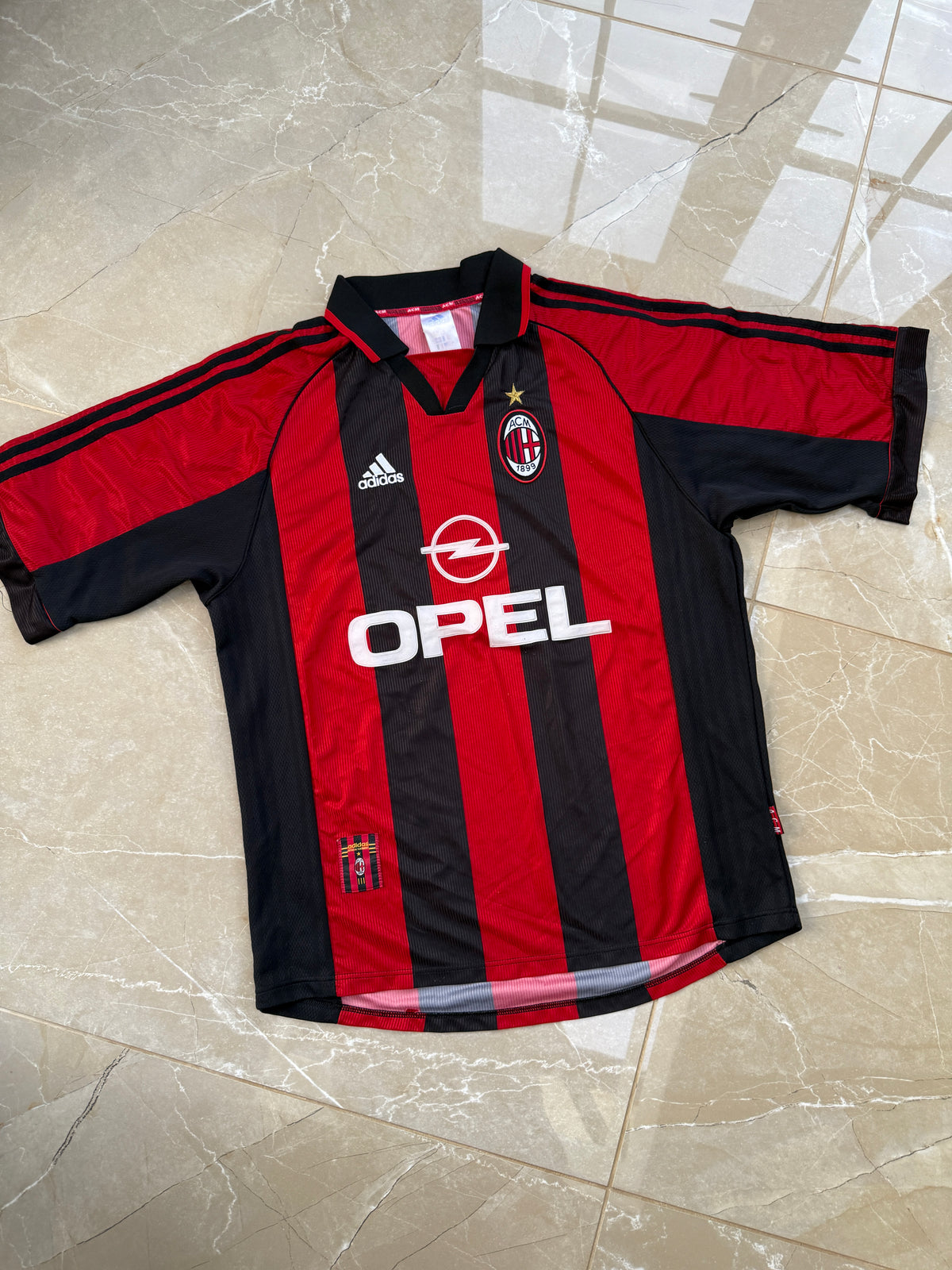AC Milan 1998/99 Adidas Home Shirt - L