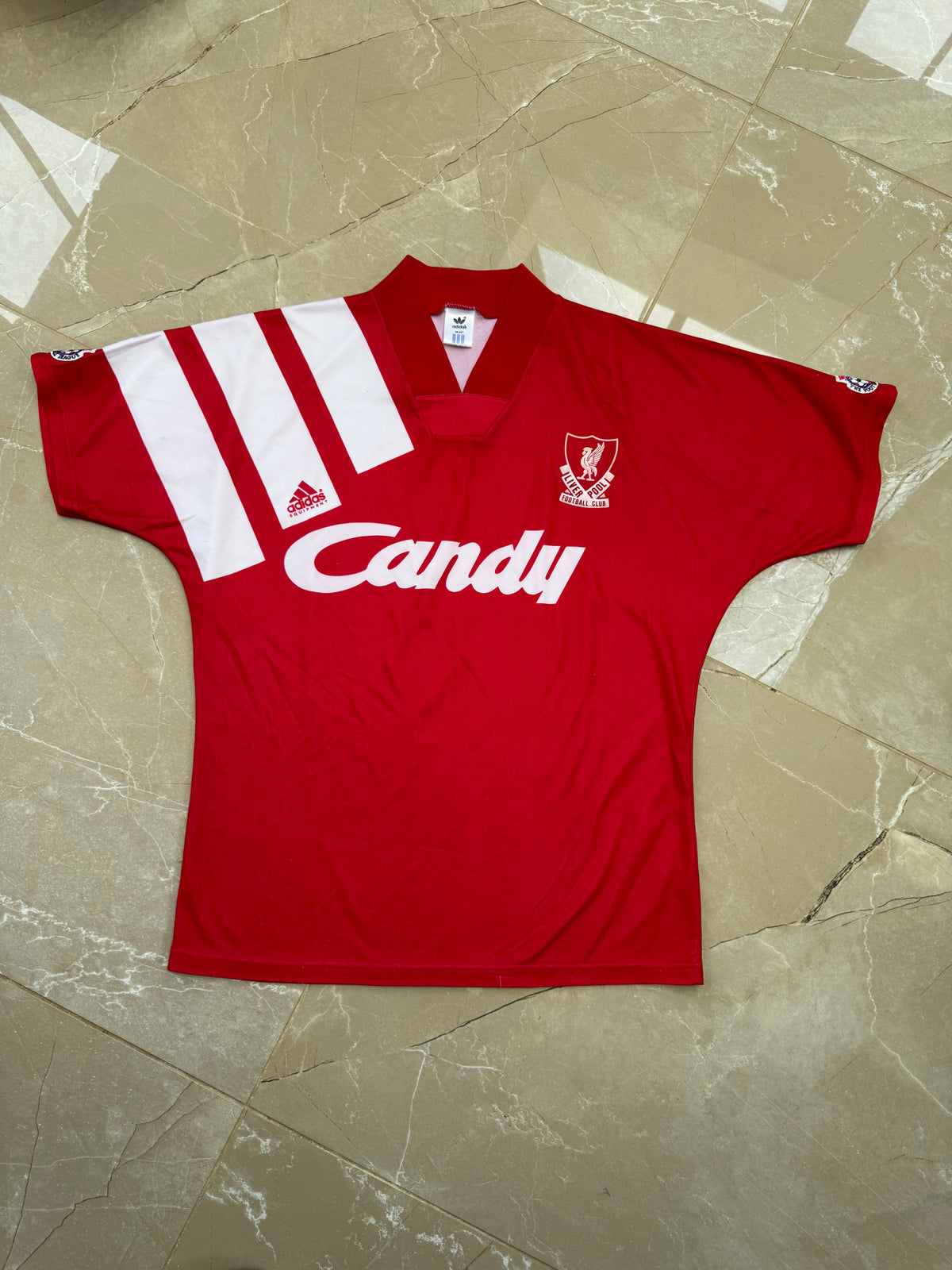 Liverpool 1991/93 Adidas Home Shirt - M