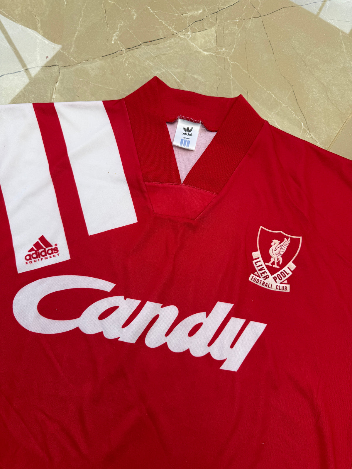 Liverpool 1991/93 Adidas Home Shirt - M