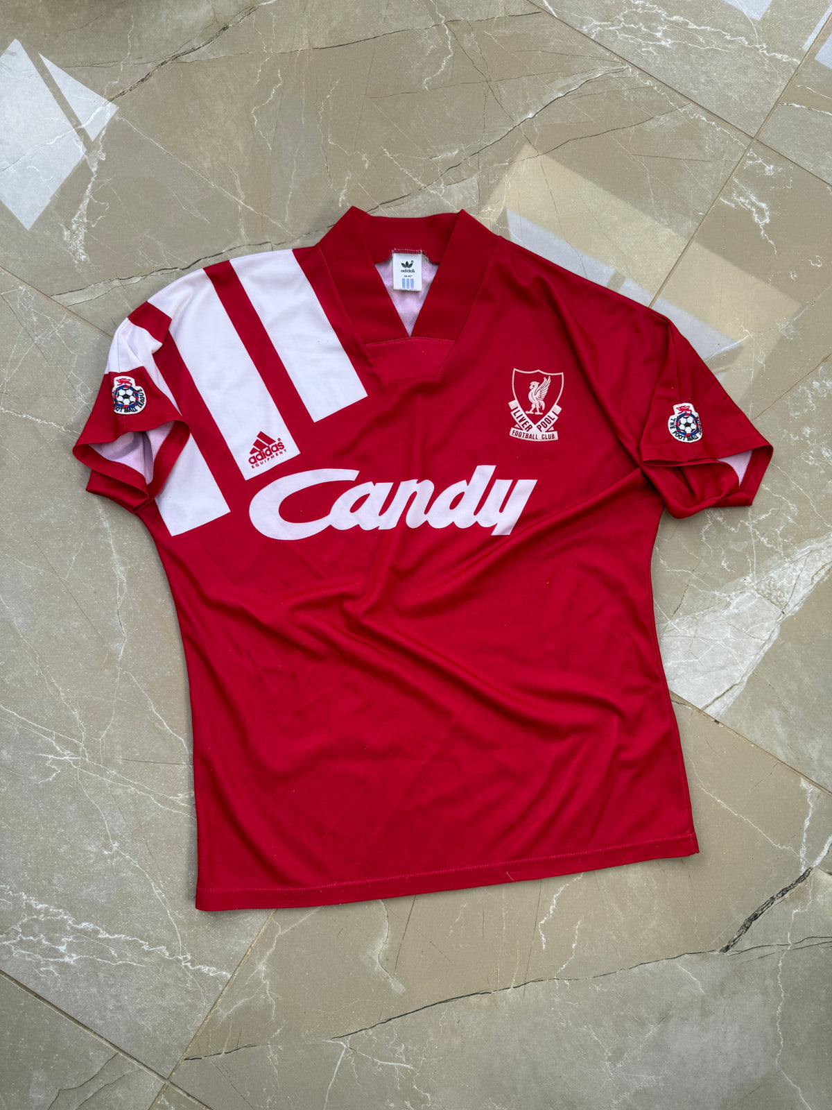 Liverpool 1991/93 Adidas Home Shirt - M