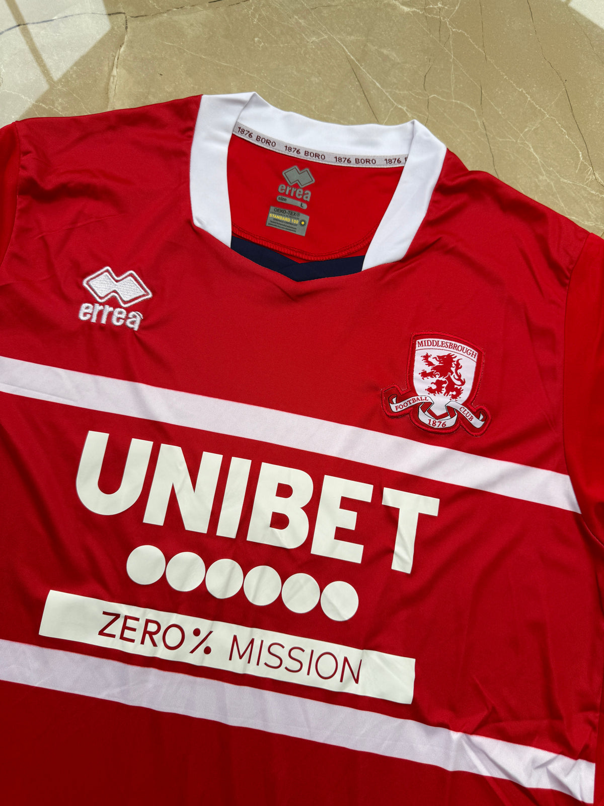 Middlesborough 2023/24 Errea Home Shirt - L
