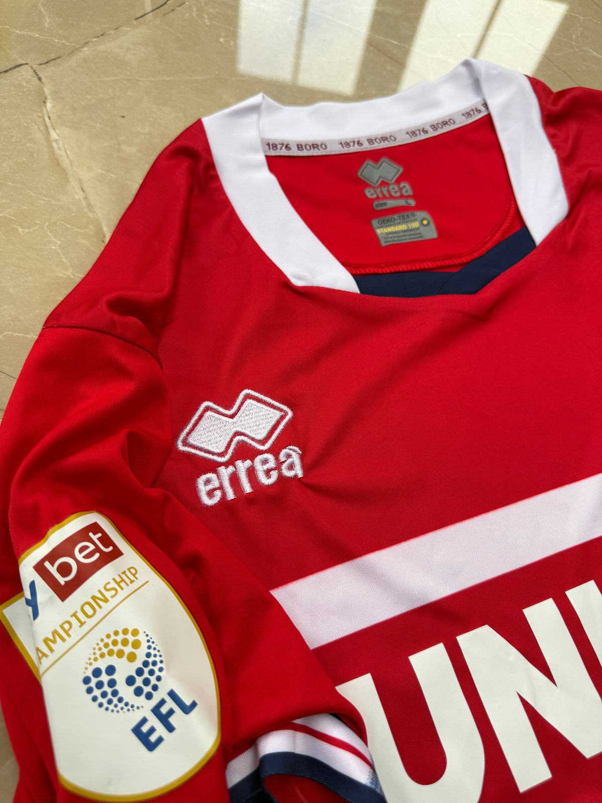 Middlesborough 2023/24 Errea Home Shirt - L