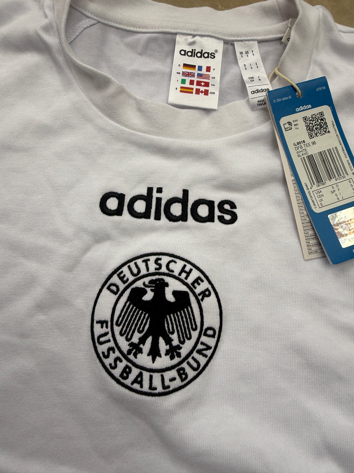 Germany 1996 Adidas Training Shirt - S (BNWT)