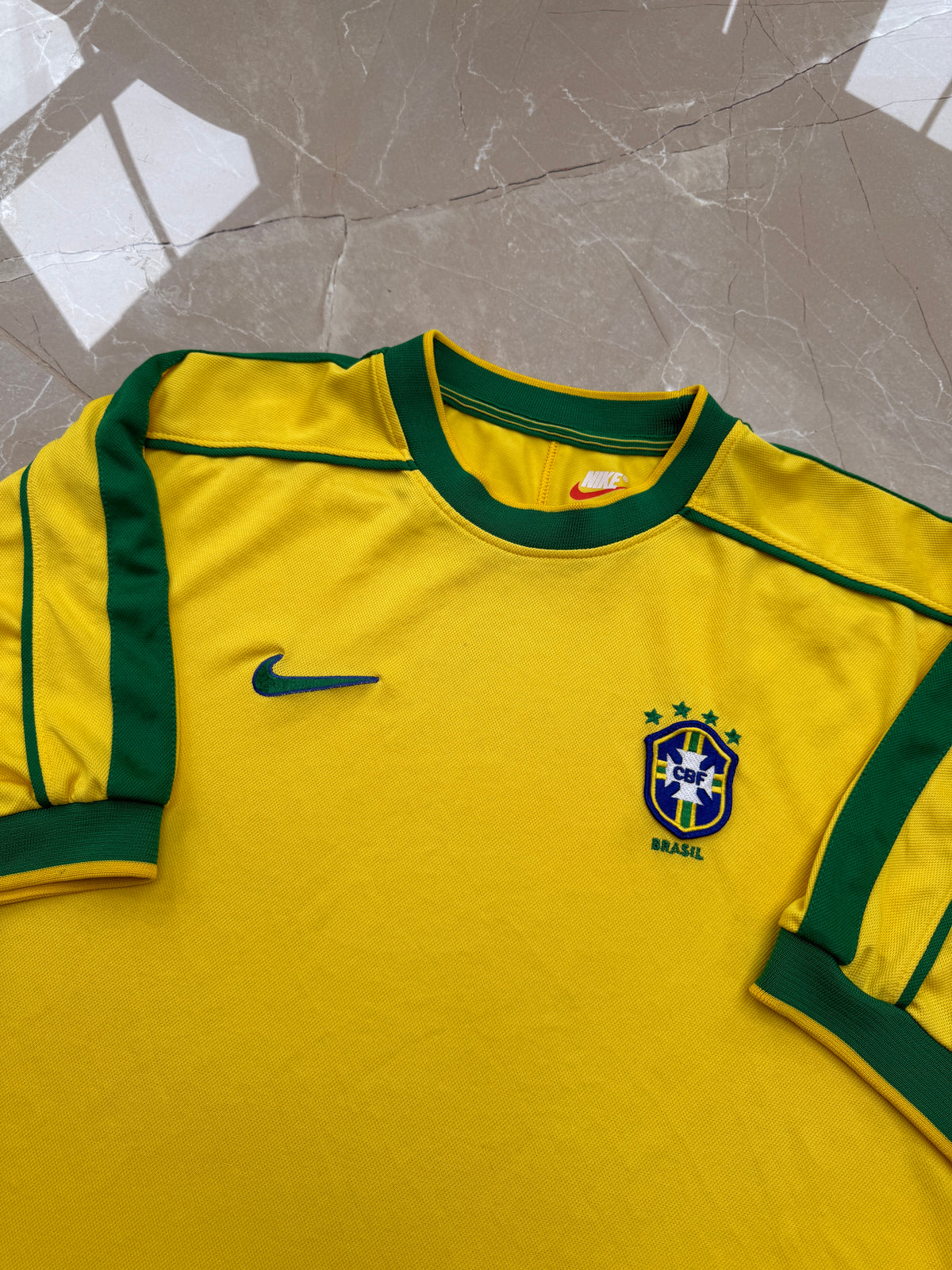 Brazil 1998/00 Nike Home Shirt - L