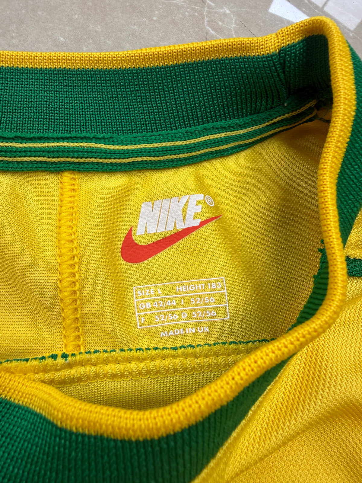 Brazil 1998/00 Nike Home Shirt - L
