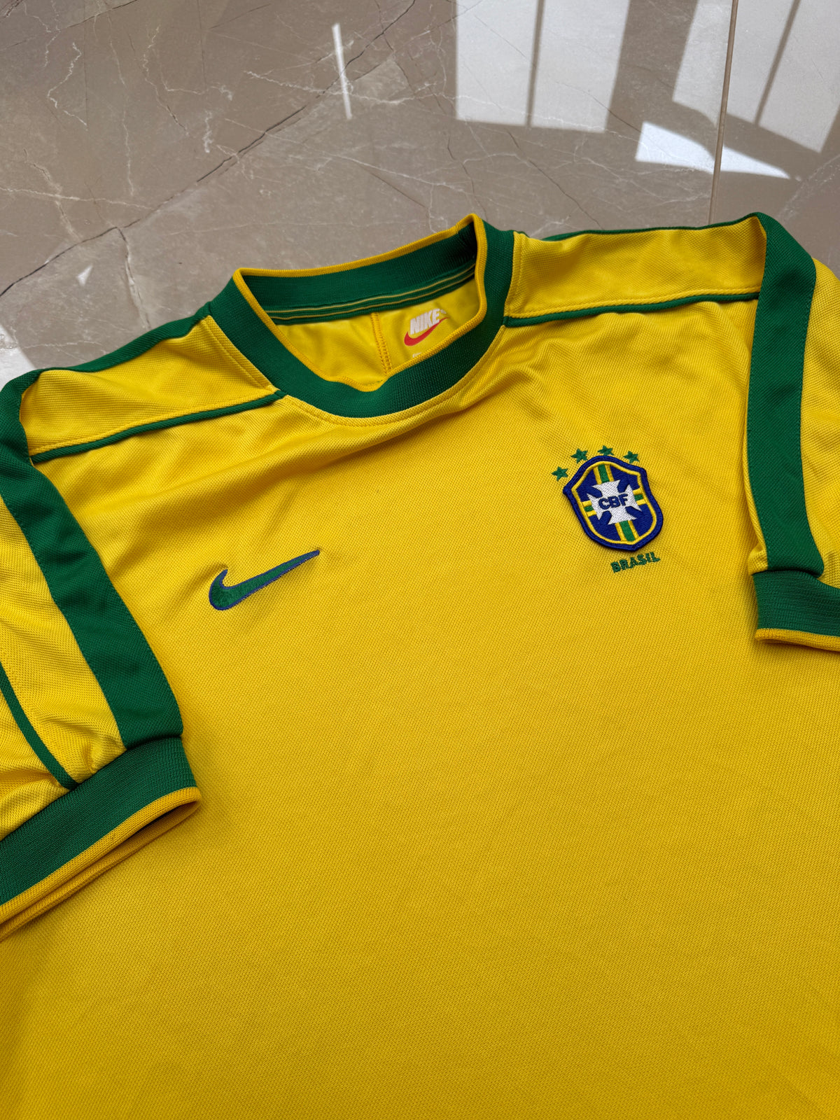 Brazil 1998/00 Nike Home Shirt - L