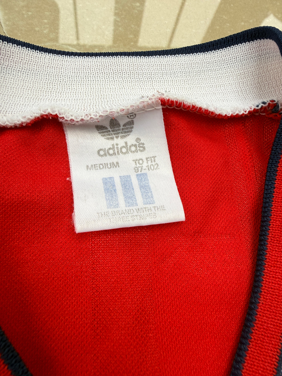 Arsenal 1988/90 Adidas 'Signed' Home Shirt - S