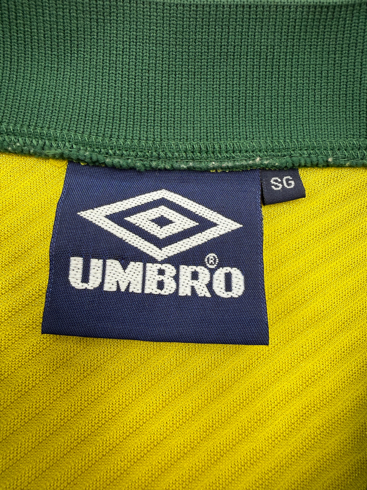 Brazil 1994/97 Umbro Home Shirt - L (#7)