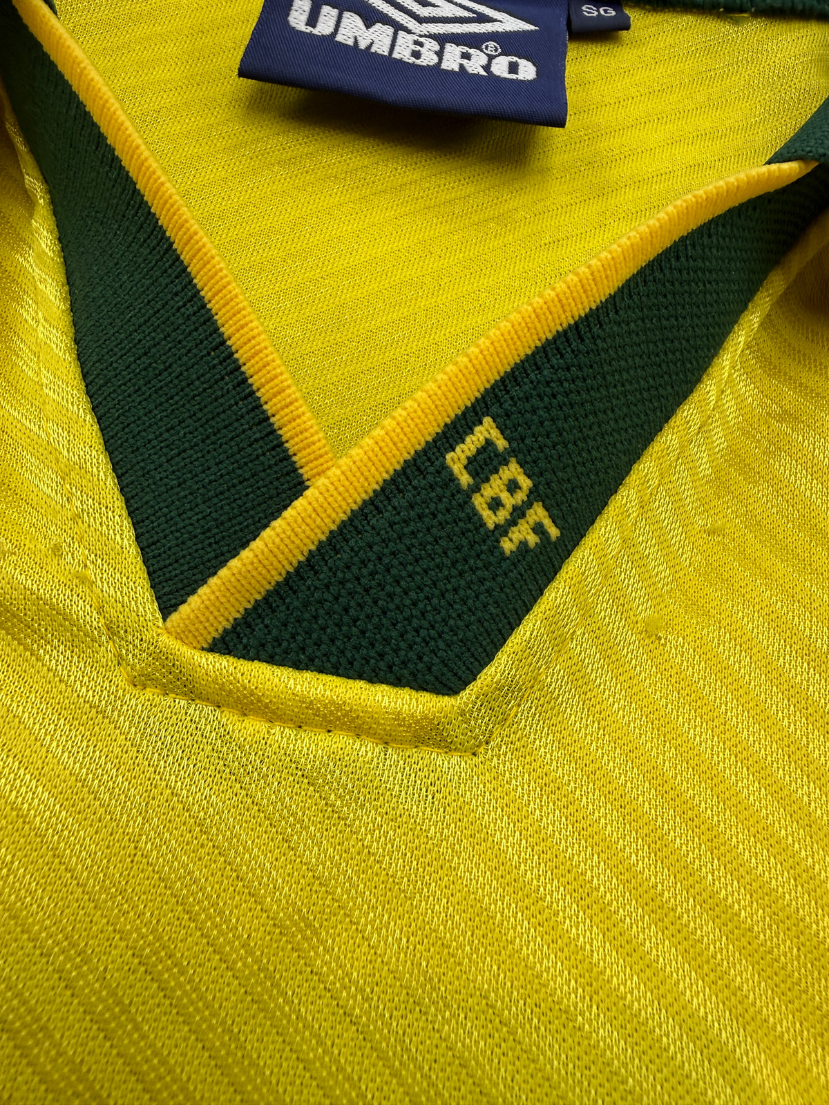 Brazil 1994/97 Umbro Home Shirt - L (#7)