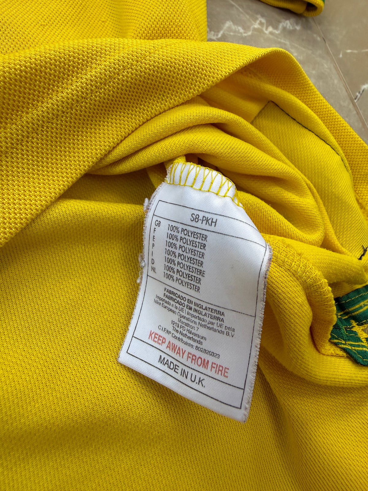 Brazil 1998/00 Nike Home Shirt - S (Ronaldo #9)