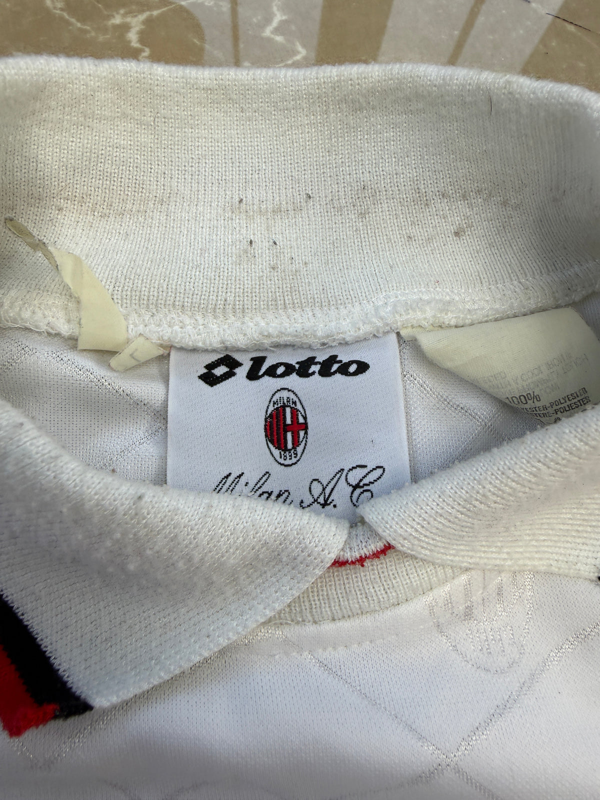 AC Milan 1993/94 Lotto Away Shirt - L