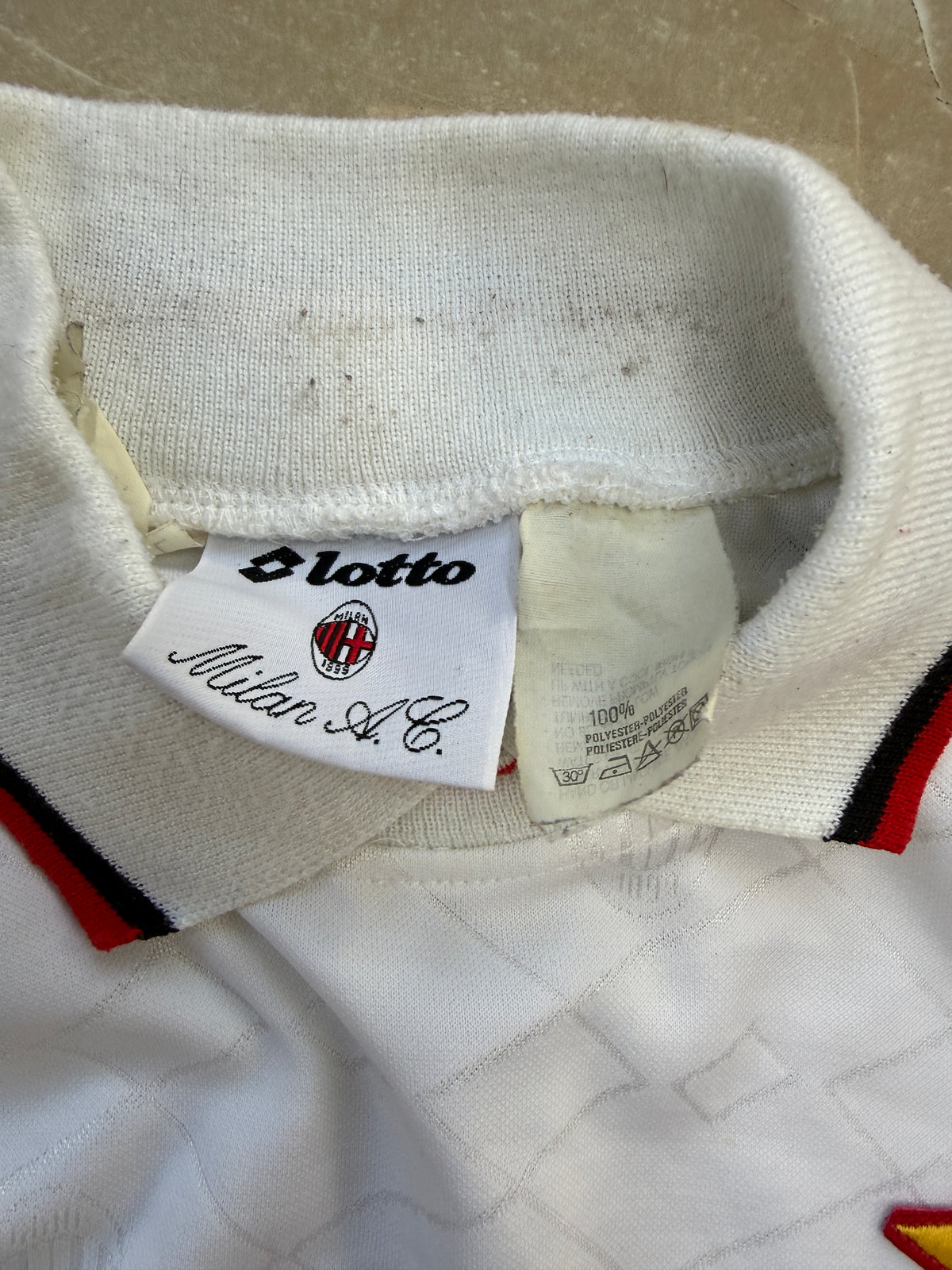 AC Milan 1993/94 Lotto Away Shirt - L