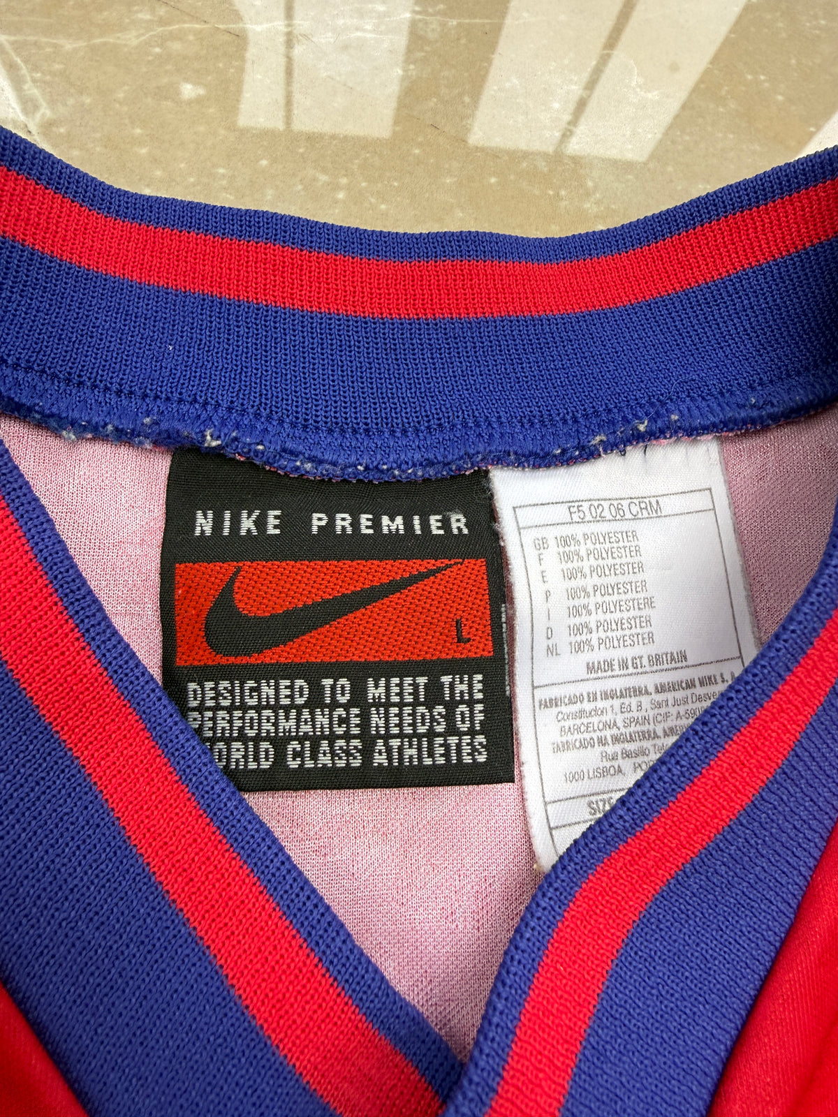 Paris Saint-Germain 1995/96 Nike Home Shirt - L
