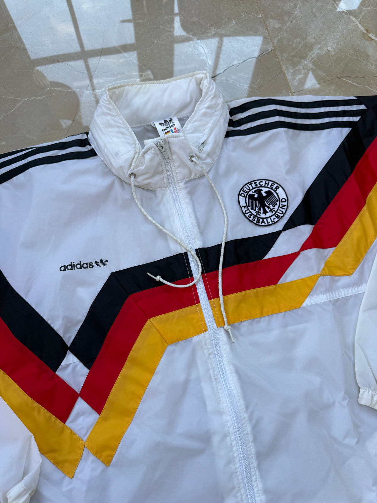 Germany 1988/90 Adidas Windbreaker Jacket - XL