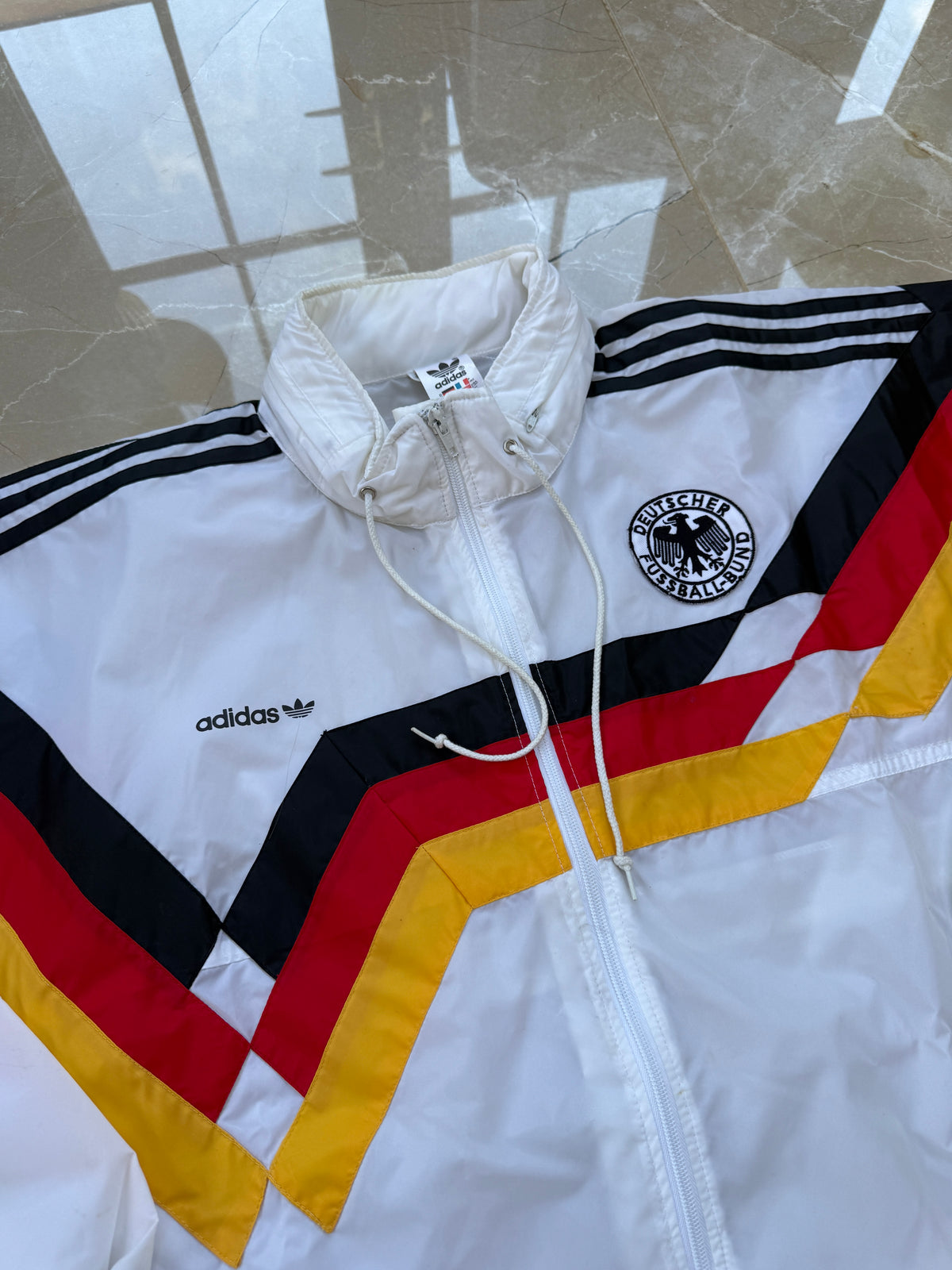 Germany 1988/90 Adidas Windbreaker Jacket - XL