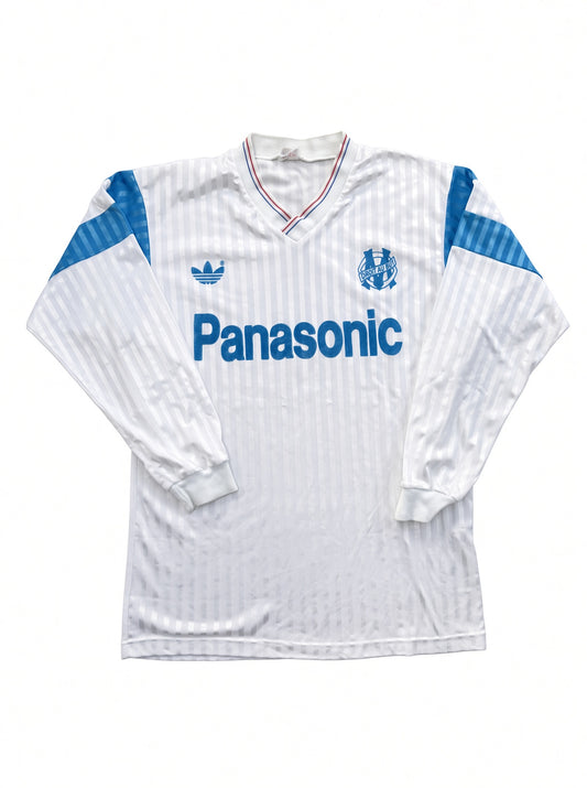 Olympique Marseille 1990/91 Adidas Home Shirt (L)