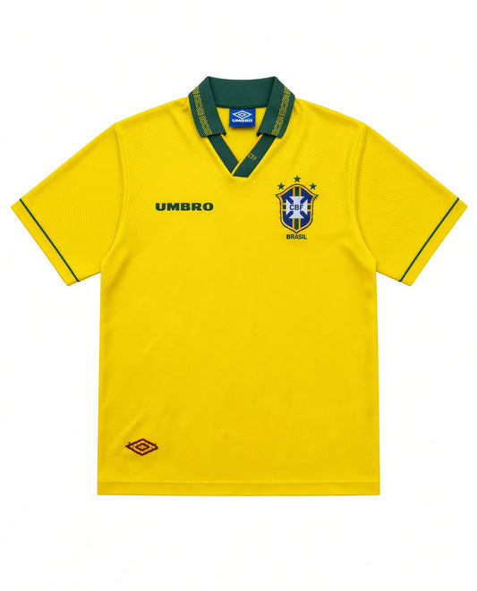 Brazil 1993/94 Umbro Home Shirt - L