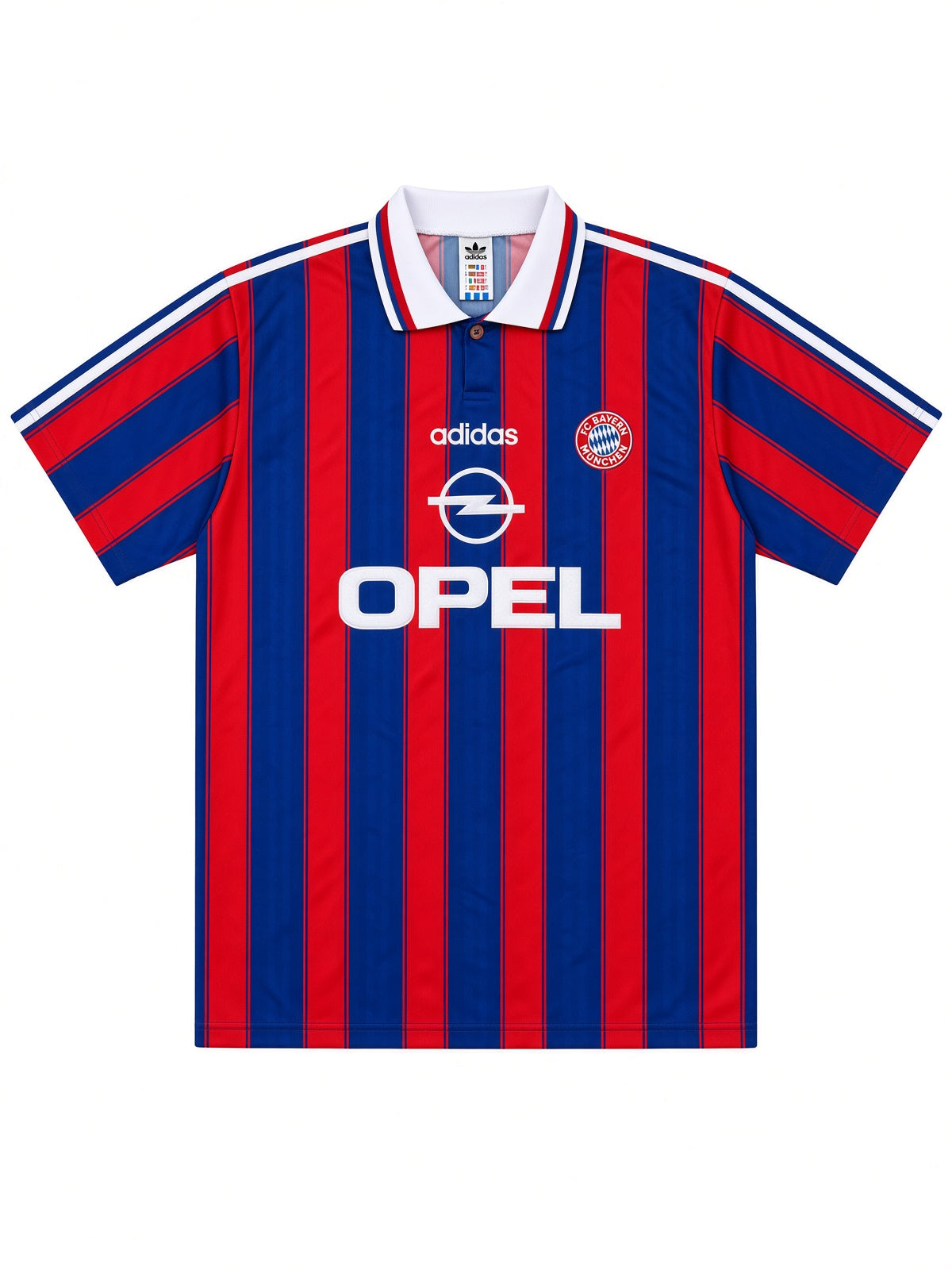 Bayern Munich 1995/96 Adidas Home Shirt - L (Klinsmann #18)