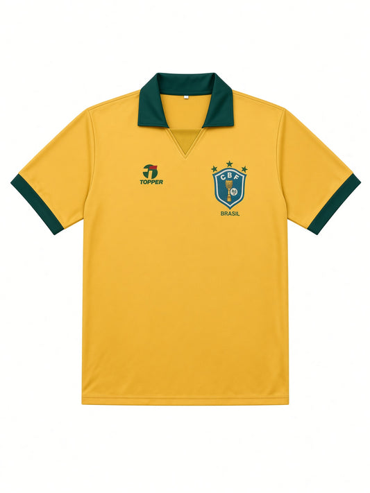 Brazil 1988/91 Topper Home Shirt - L