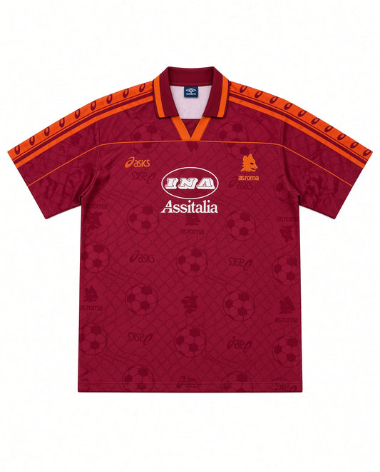Roma 1995/96 Asics Home Shirt - XL