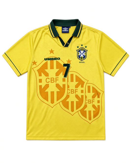 Brazil 1994/97 Umbro Home Shirt - L (#7)