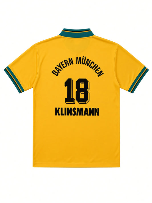 Bayern Munich 1993/95 Adidas Away Shirt - S (Klinsmann #18)