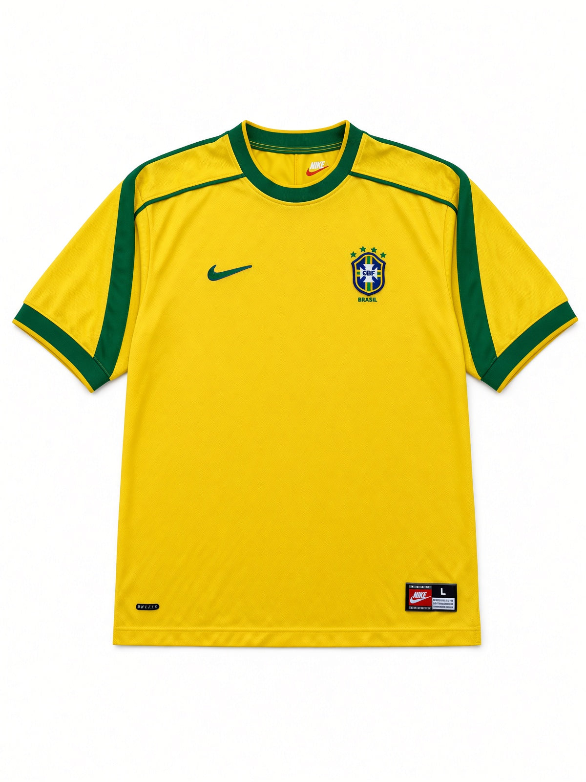 Brazil 1998/00 Nike Home Shirt - L