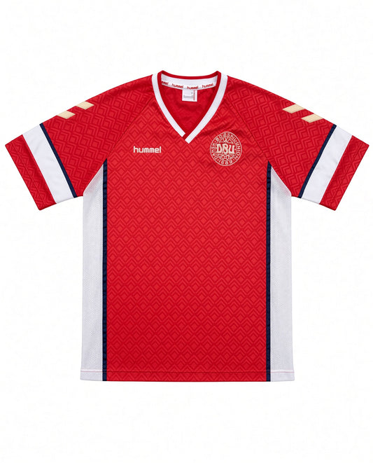 Denmark 1990/92 Hummel Home Shirt - L