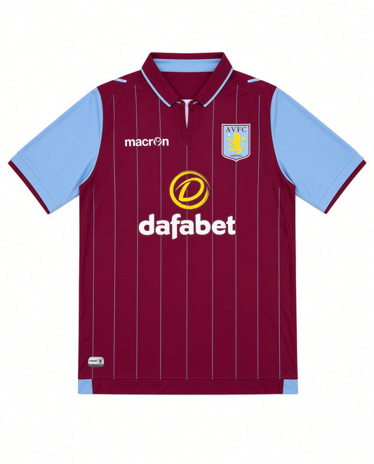 Aston Villa 2014/15 Macron Home Shirt - L
